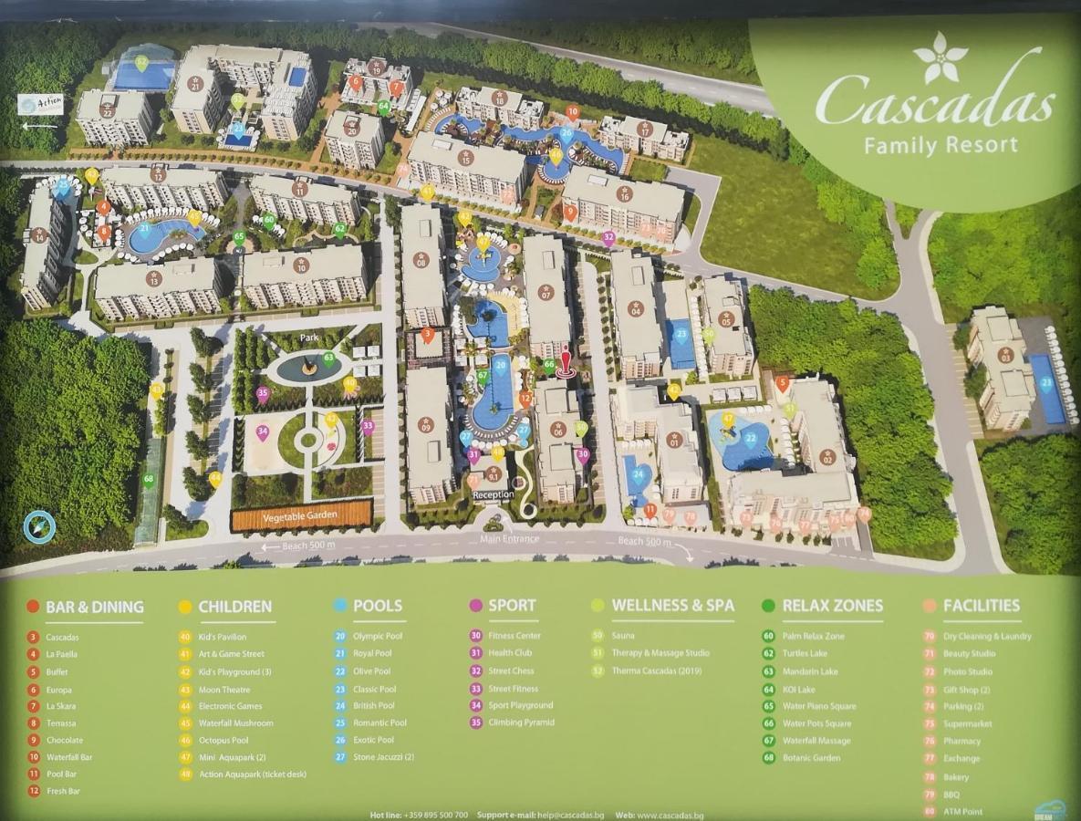 סאני ביץ' Cascadas Family Resort - Apartment Private מראה חיצוני תמונה